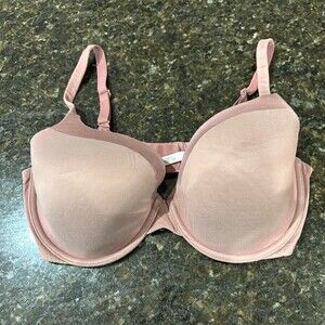 Victoria's Secret T-Shirt Bra Womens 36DD Maroon Underwire Lightly Lined